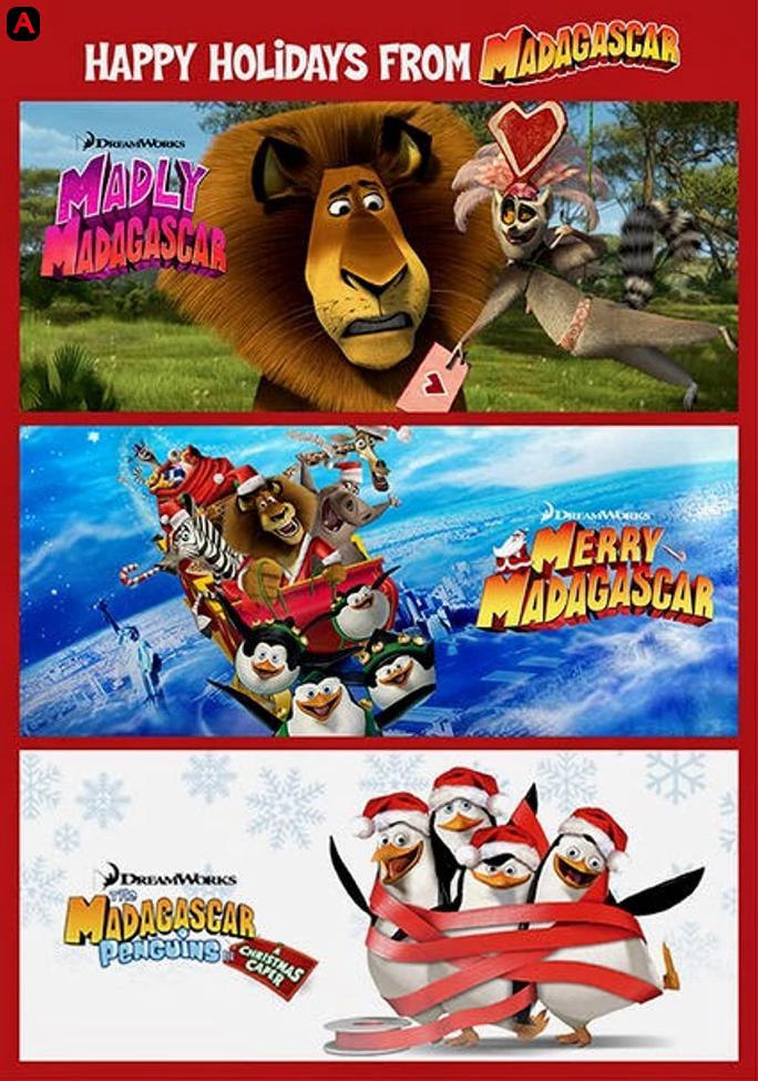 DreamWorks Happy Holidays from Madagascar